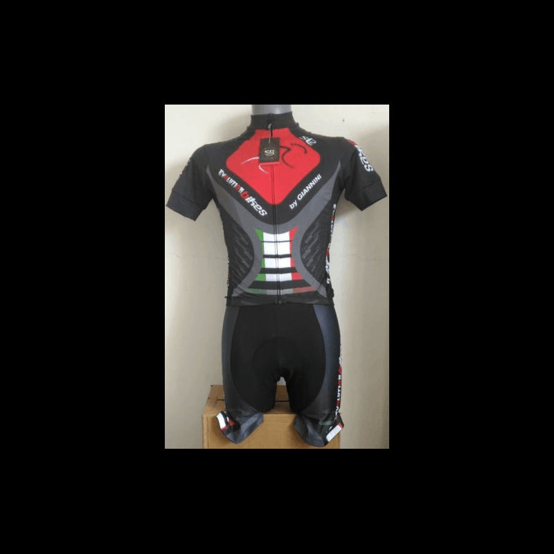 EVOLUTIONBIKES-GIANNINI SUMMER SET, BLACK-GRIG-RED-TRICOLOR