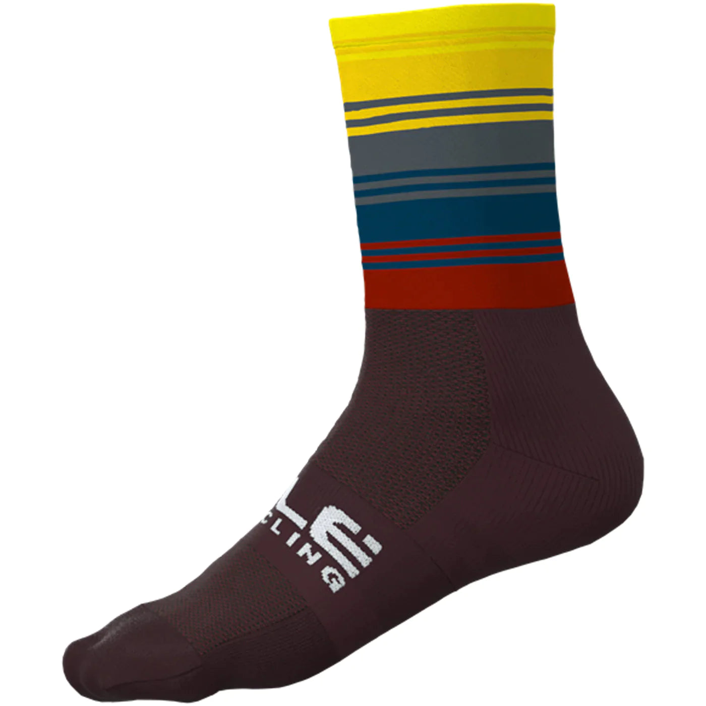 Alè Q-Skin 16cm Mud 2023 Socken