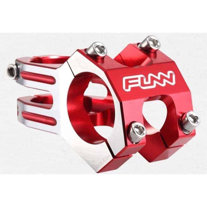 FUNN FUNNDURO HS-16-DR 35mm HANDLEBAR STEM, ANODIZED RED