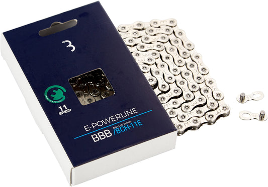 BBB E-Powerline E-Bike Kette BCH-11E 11-fach, silber (2021) 