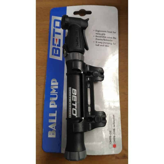 BETO BALL PUMP TWO-WAY MINI PUMP + BALL VALVE CMPB-02B, BLACK-GREY