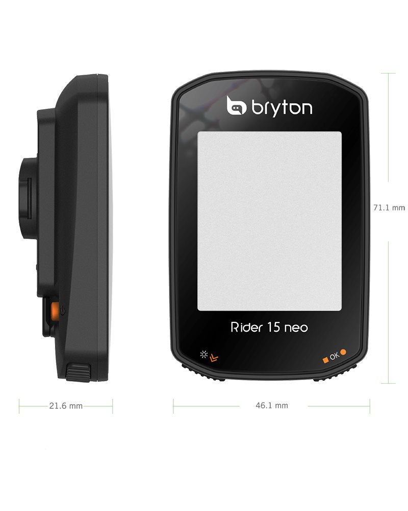 Bryton Rider 15 neo E GPS cycle computer