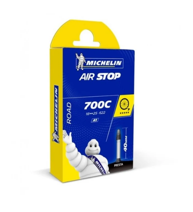 Michelin Air Stop A1 Inner Tube 700x18/25 Presta Valve 40mm 