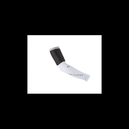 PEARL IZUMI LEADER ARM WARMER CYCLING SLEEVES, WHITE-BLACK