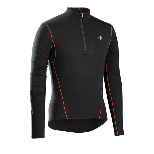 Bontrager B3 Langarm-Baselayer-Shirt mit 1/4-Reißverschluss