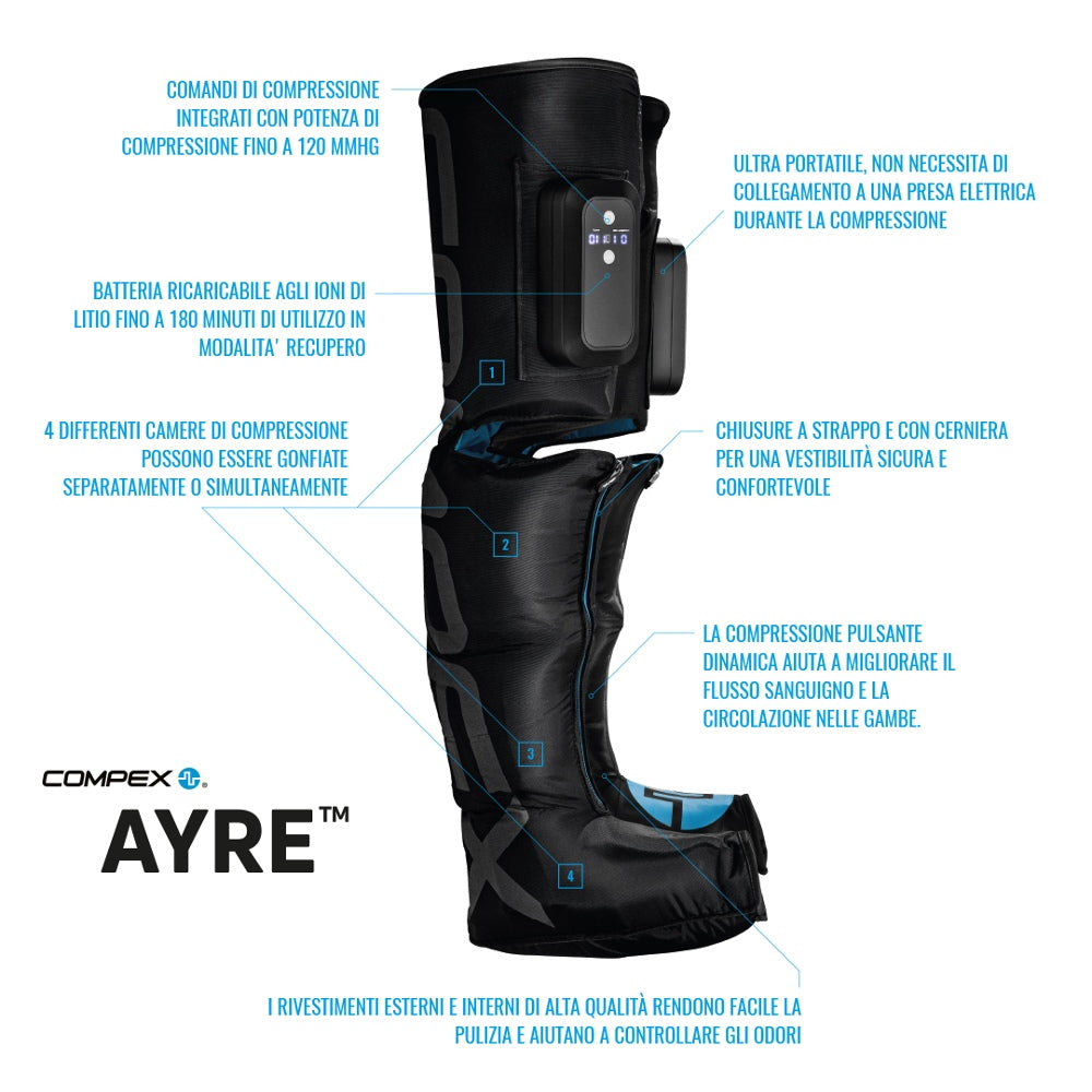 Compex AYRE Kompressionsstiefel