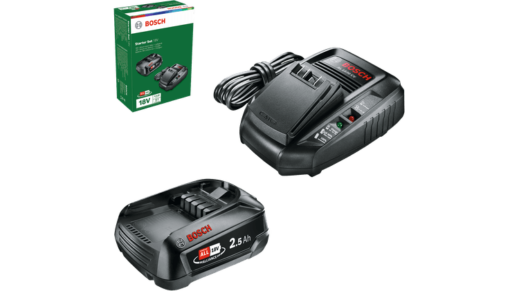 Bosch Starter Set 18 V (2.5 Ah battery + AL 1830 HP)