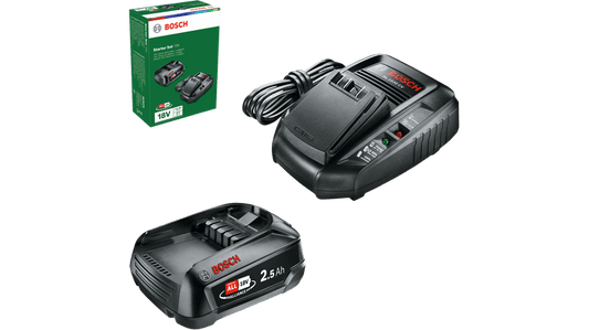 Bosch Starter Set 18 V (2.5 Ah battery + AL 1830 HP)