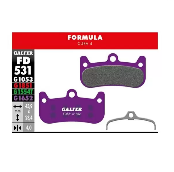 Galfer Organische Bremsbeläge FD531G1652 – Formel Cura 4