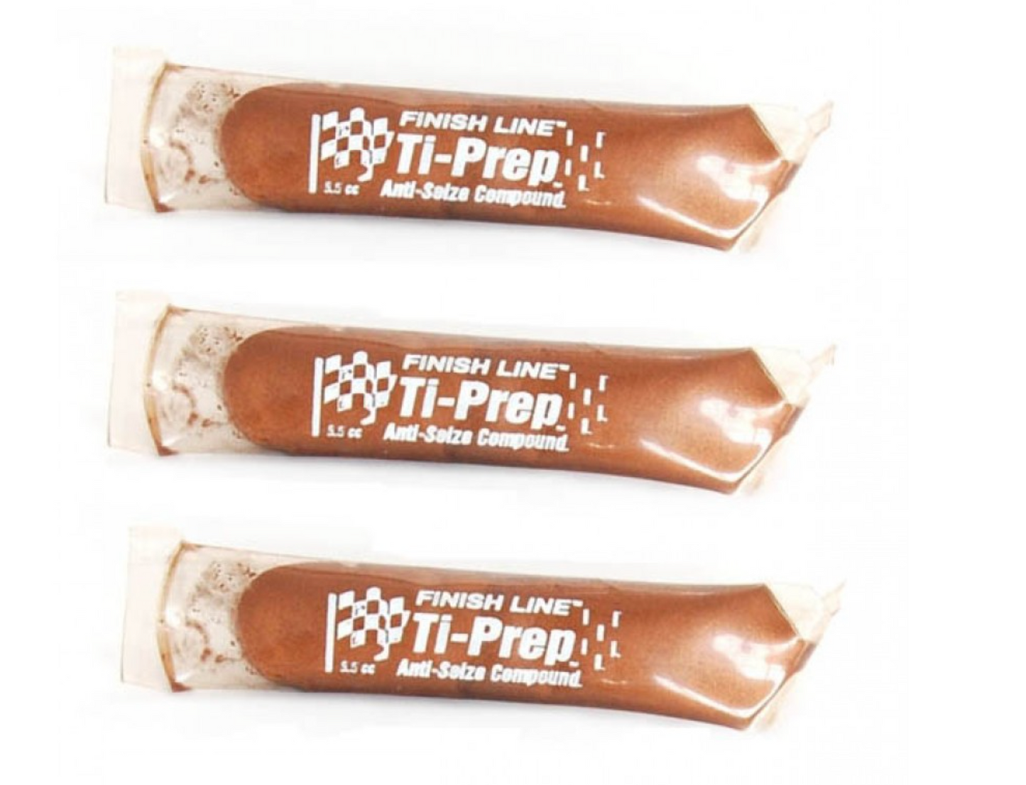 Finish Line Ti-prep anti-seize lubricant 3 vials of 7.5cc. 