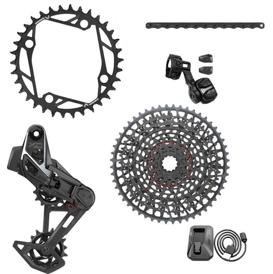 Sram X0 Eagle AXS Getriebe E-MTB 104 BCD T-Type Gruppe ohne Kurbeln