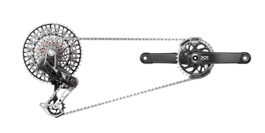 Sram XX Eagle Transmission T-Type AXS Leistungsmessergruppe