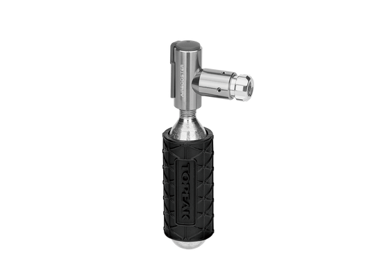 Topeak CO2 AirBooster-Adapter + 1 Stück CO2-Kanister 16 g und Silikonschutz