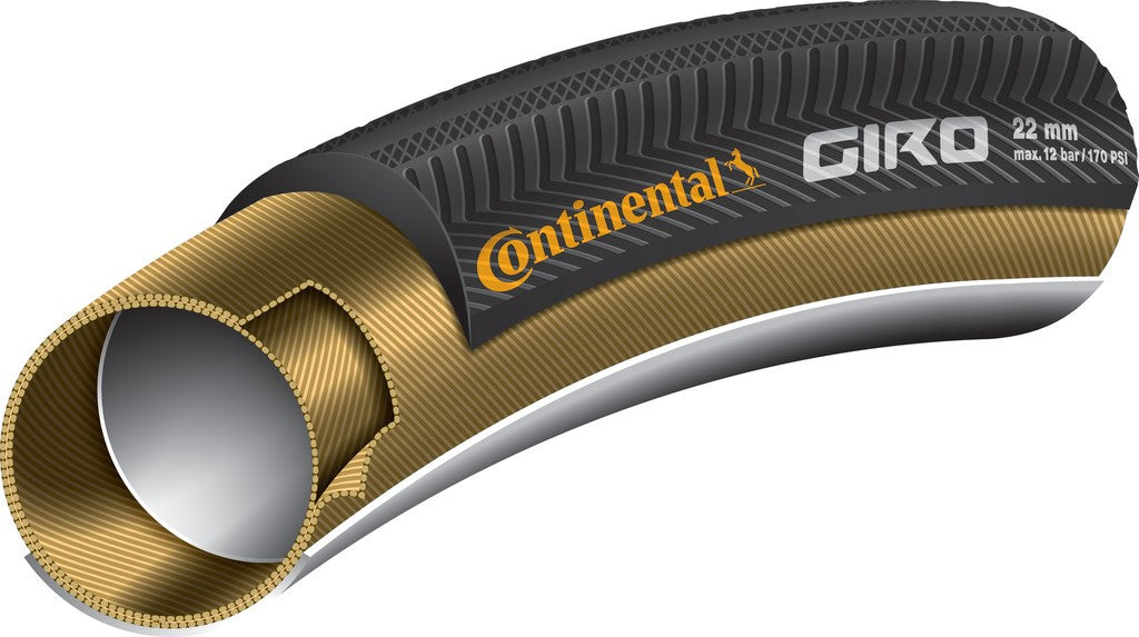 Continental Giro Tubular 28"x22mm Black