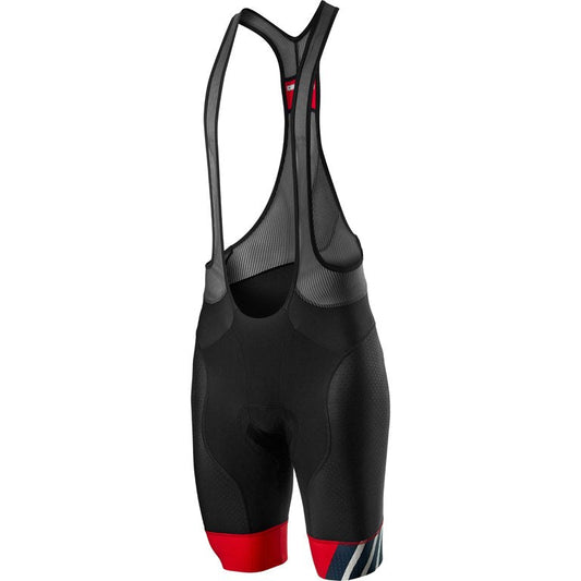 Castelli Free Aero Race 4 Trägerhose Schwarz/Rot