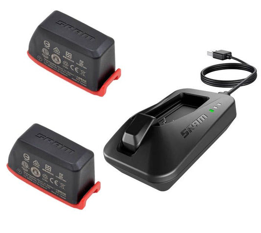 Sram Etap Axs Battery Charger Plus Two Batteries