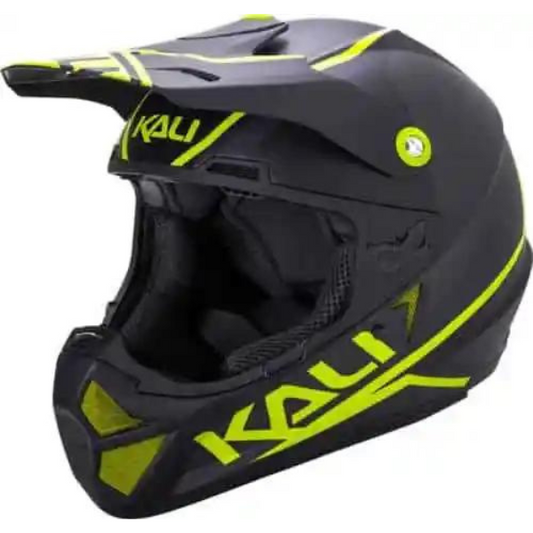 KALI SHIVA HELM Farbe SCHWARZ-LIME GELB