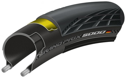 Continental Grand Prix 5000 Clincher 700x32c Black