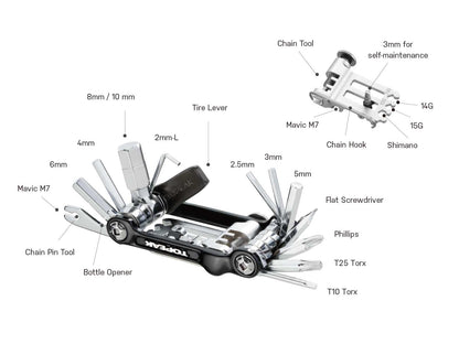 Topeak Toolbox T20 multitools