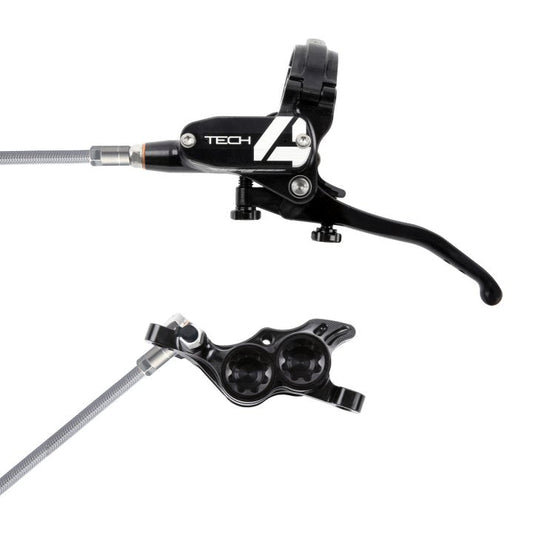 Hope Tech 4 E4 Disc Brake - Braided Steel - Right Lever