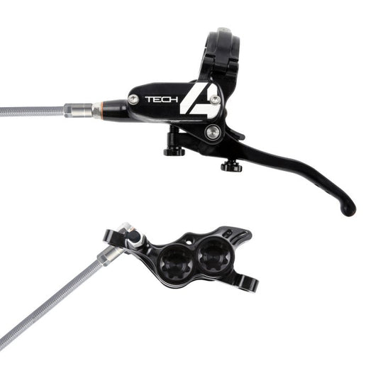 Hope Tech 4 E4 Disc Brake - Braided Steel - Left Lever