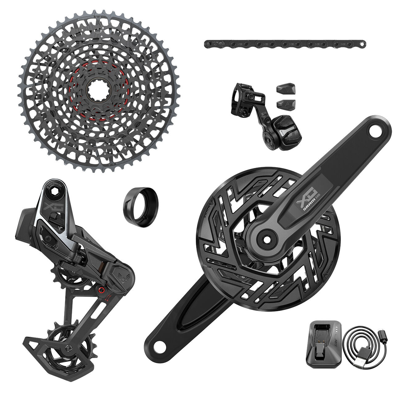 Sram X0 Eagle Transmission T-Type AXS E-Bike Group - Brose