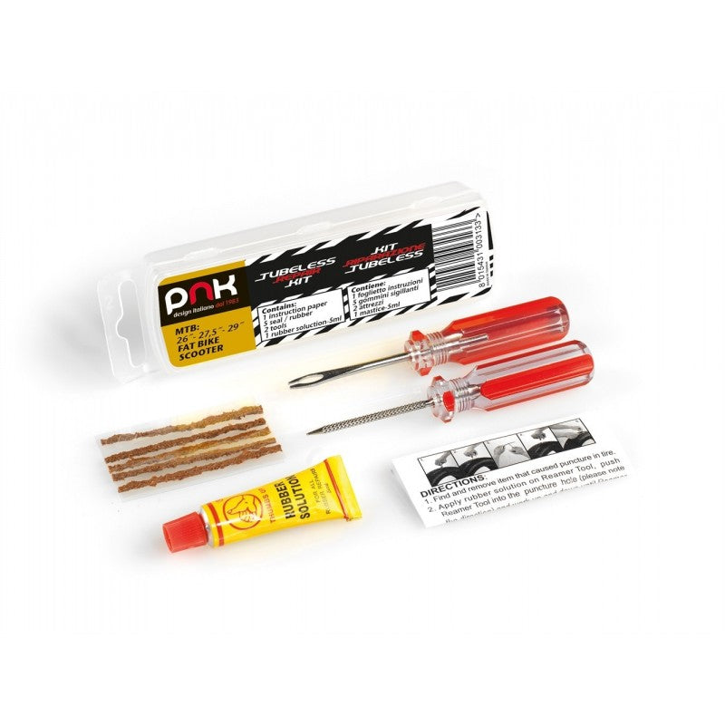 Tubeless and Tubeless Ready Tire Puncture Repair Kit