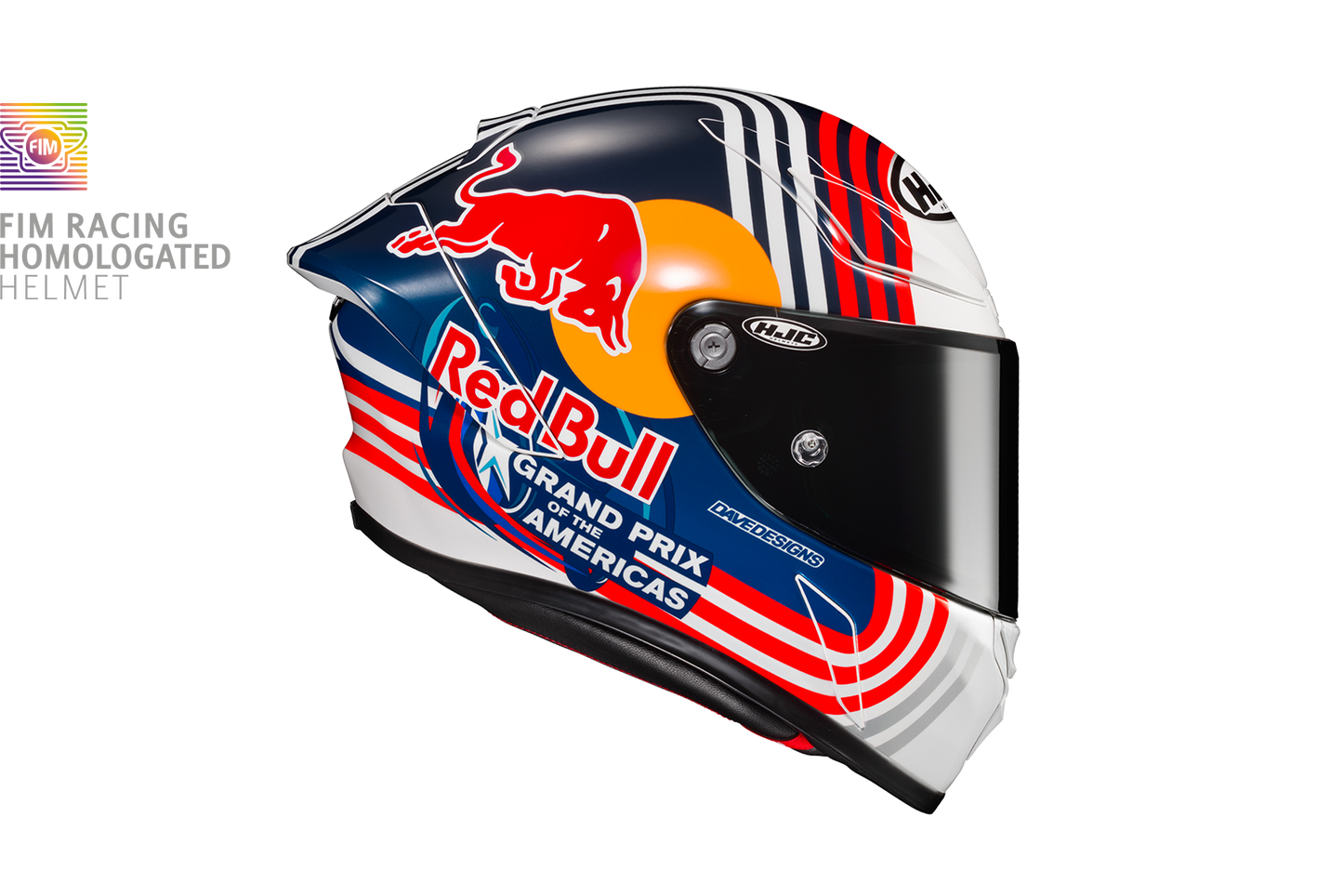 HJC RPHA 1 Red Bull Austin GP Integralhelm