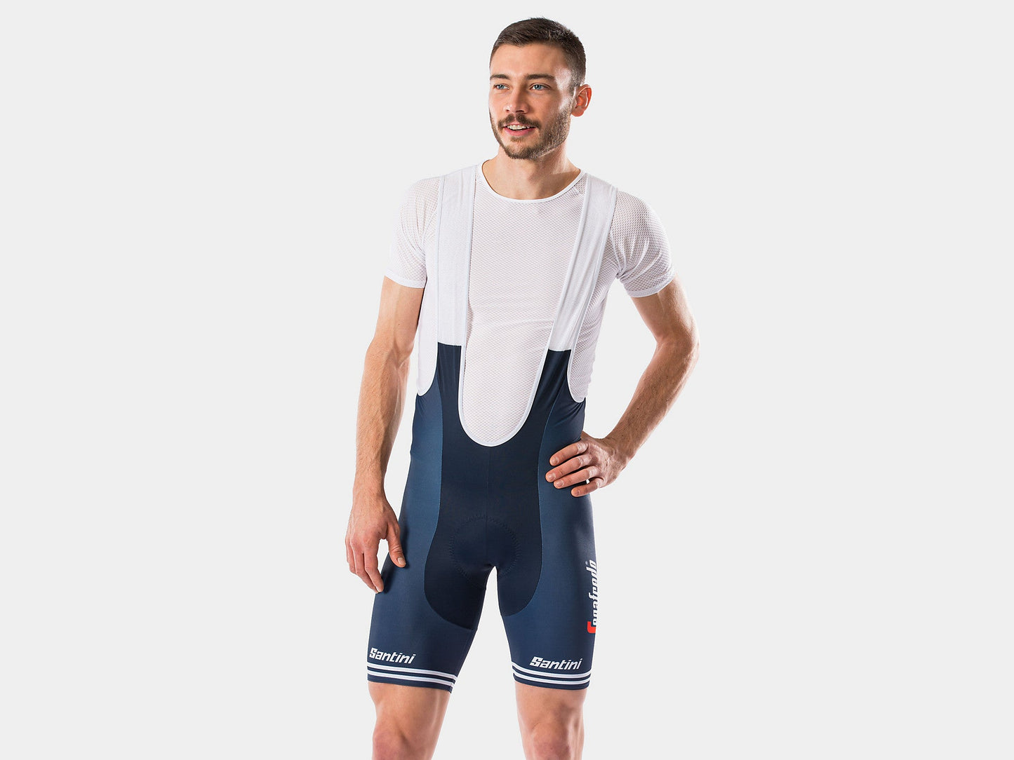 Santini Trek-Segafredo Team Replica Trägershorts