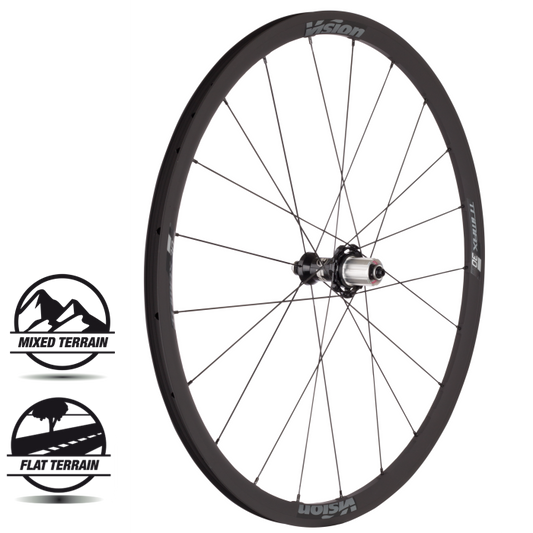 Vision Trimax 30 KB Rim Brake Wheels 