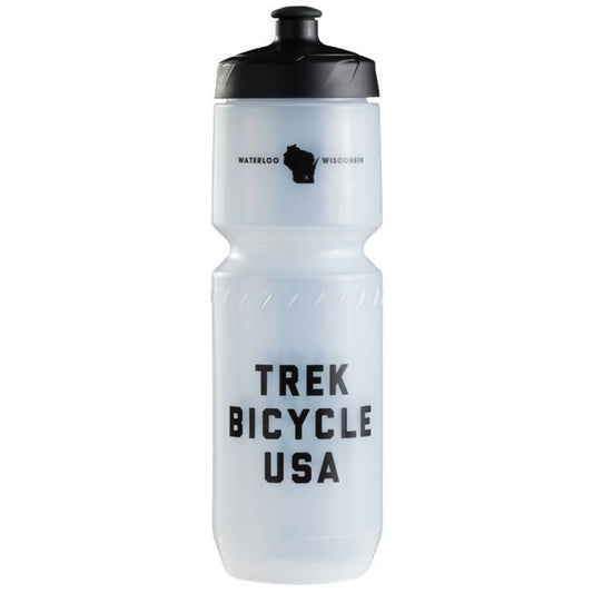 Trek USA Wasserflasche mit Schraubverschluss, transparent, Silo X1, 710 ml