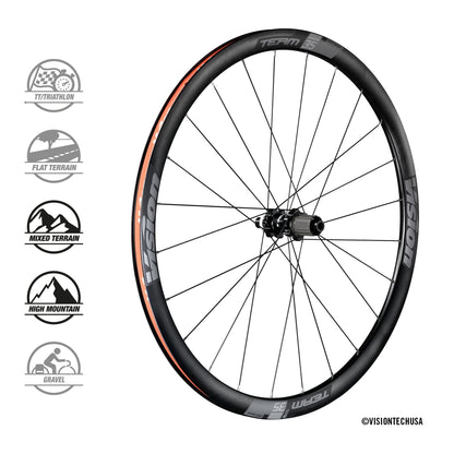 Vision Team 35 Disc Center Lock SH11-Räder