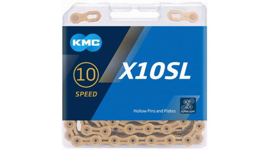 KMC X10SL Goldkette – 10 Gänge / 114 Glieder 