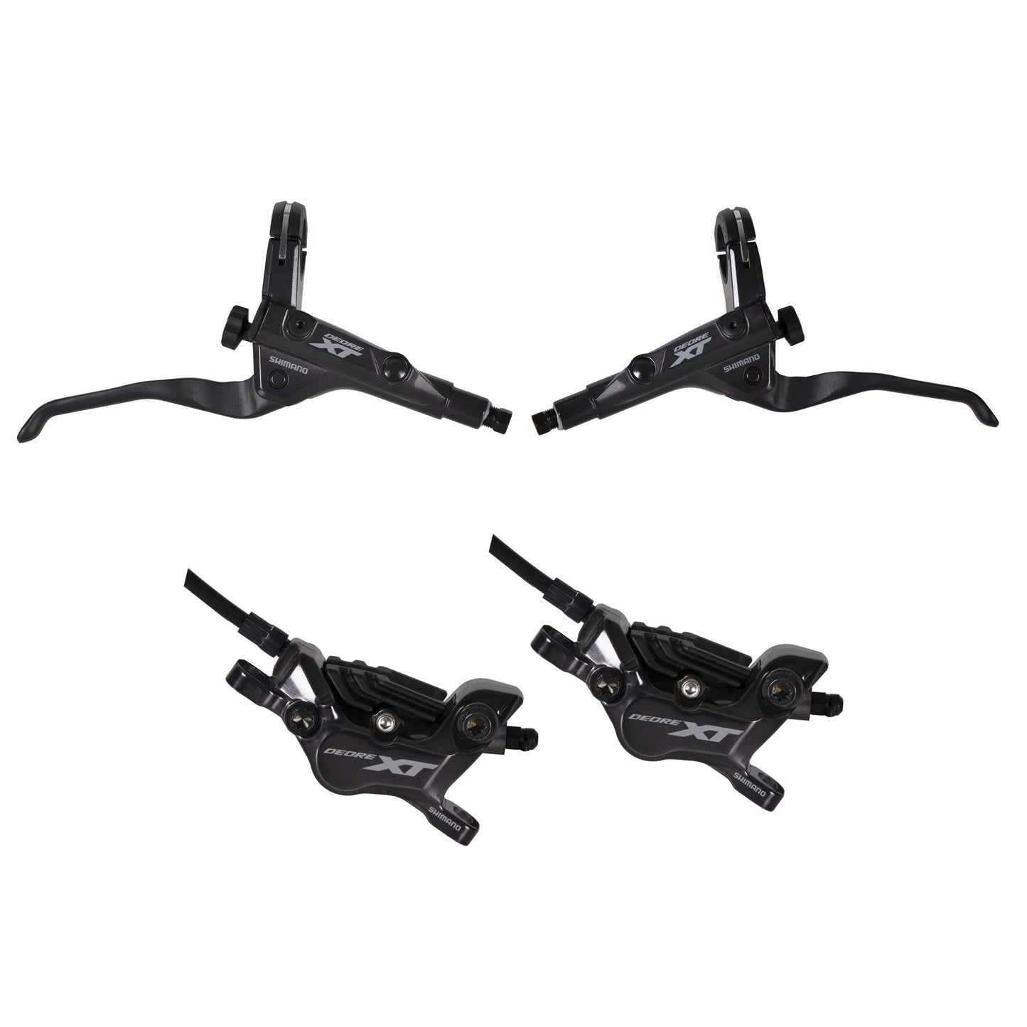 Pair of Shimano XT BL-T8100 + BR-M8120 disc brakes