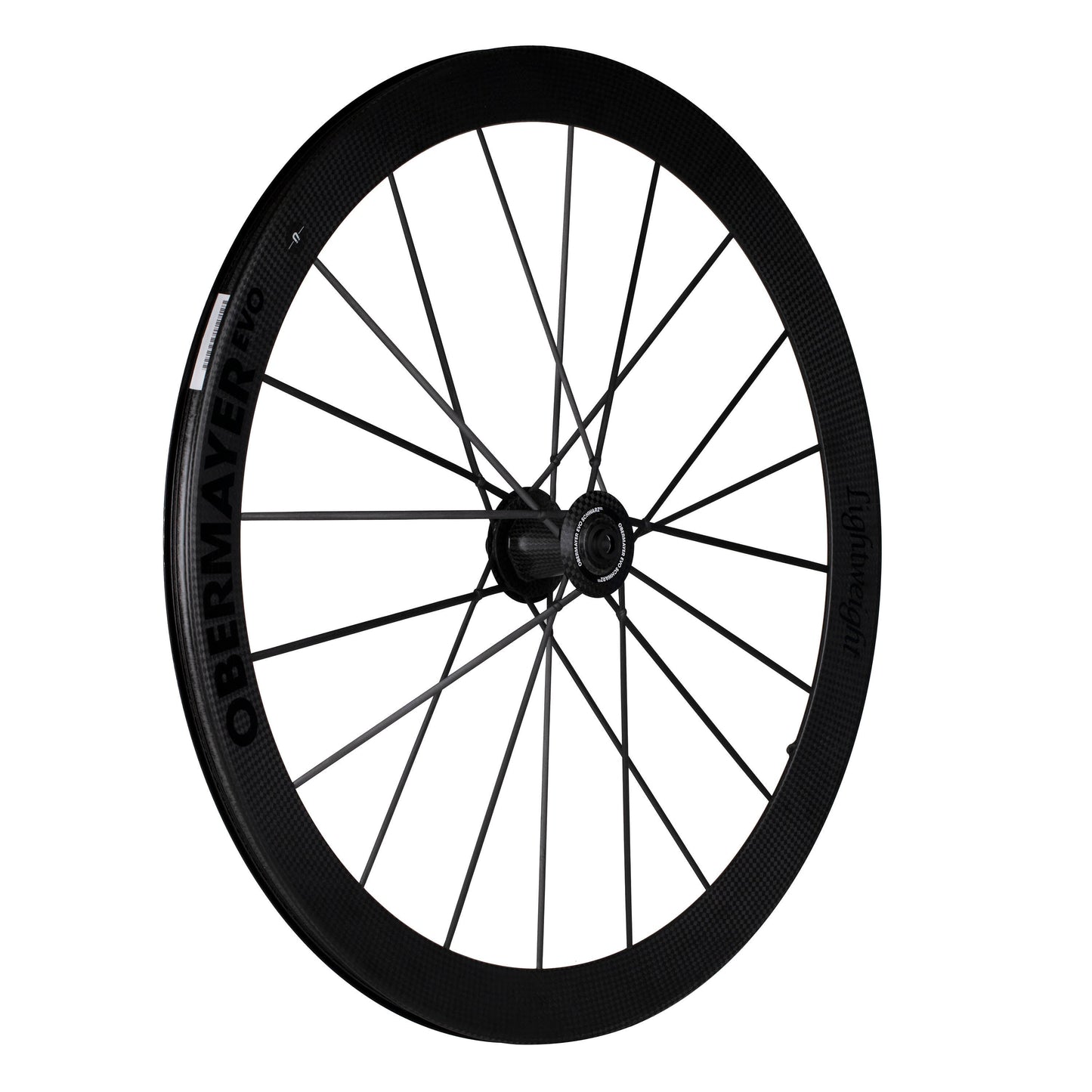 Coppia Ruote Lightweight Obermayer EVO Schwarz ED Tubeless Disc